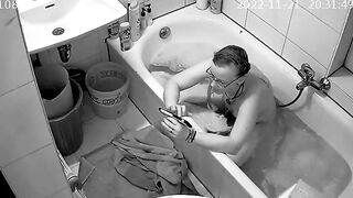 Caught inside the restroom