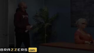 Brazzers - Turned On Cougar Professor Alura Jenson Can't Resist And Rides Her Student's long ebony penis In