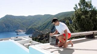 Honour May gets fucked by Alberto Blanco outdoors