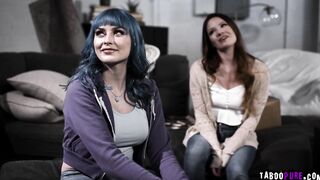 Teen Jewelz Blu gets fucked by horny milf Serene Sirene