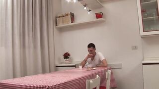 A healthy breakfast with stepmom