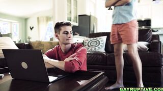 Jack and Trevor seduced Dale into a threeway sex