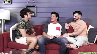 Straight guy gets to experience gay sex