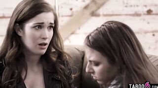Lost 19 yo lesbians Gia Derza and Evelyn Claire into need