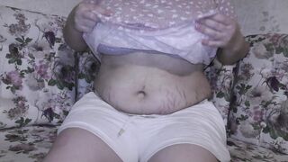 Hoe wifey Milky Mari showing her husband own creampied cunt and big lactating tits! - Cuckold Impregnation fantasy