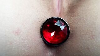 Ruby Red's Virgin Bliss Gapes once again