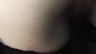 Skinny and turned on German ginger eating cum inside pov
