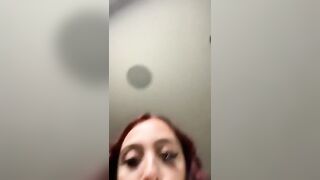 Stripper With Red Hair And Beauty Body