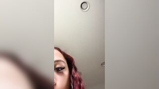 Stripper With Red Hair And Beauty Body