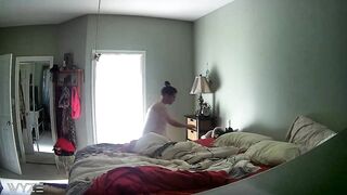 Spied masterbation creamy twat on vibrator