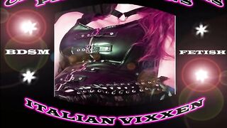 Blindfolded, Collared, Intense Clitoris Spanking from Rubberband