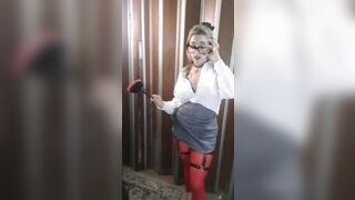 fem dom humiliates the bf