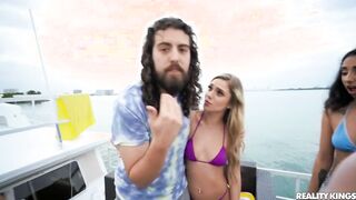 Tiffany watson pounded in ass at ricky's boat party