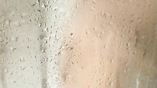 Real private clip squeezing step mothers long soapy soak hooters inside restroom before getting blown off