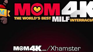 MOM4K Sexting MILF Gets A Visit By Son's Long bbc Friend