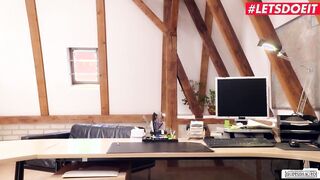 BumsBuero - Lena Nitro Turned On German Secretary Intense Office Sex