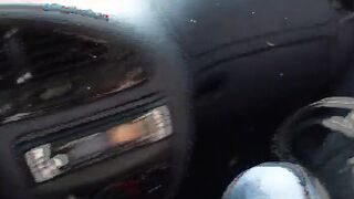 Petite German sexy stuffing her sex toy deep in her snatch