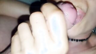 Dick snatch licking and drinking licking night at night