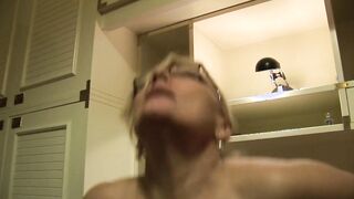 My stepson's long dick makes me squirt!