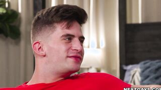 Three guys filled their holes in threesome way