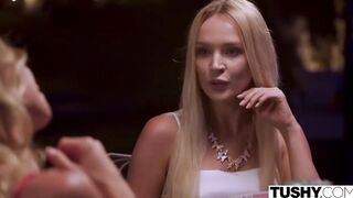 TUSHY Goddess on vacay hooks up with stranger for anal fun