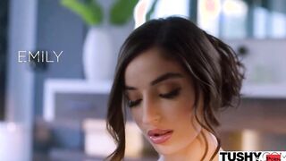 TUSHY Anal-crazy Emily & Lulu have 1 of a kind gift for Manuel