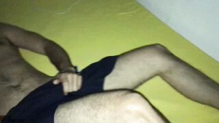 I strokve my stepbrother and suck his dick until he