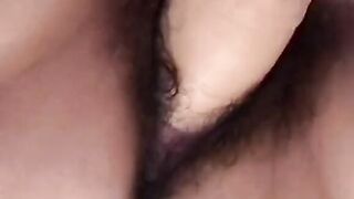 Nicol with her bushy snatch is very Bae and masturbates