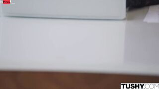 TUSHY Anal-obsessed Spencer can't resist seducing her boss 2