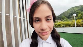 Daddy daddy do you like it like that? My step daughter