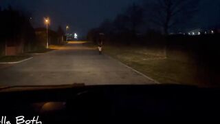 Belfast skank throat plowed into my vehicle