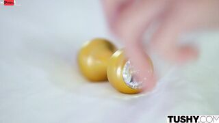TUSHY Anal-dig Lana offer visiting Oliver the full tour