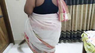 Indonesian Goddess maid boned by boss