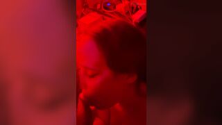 Fiance gets facial inside red light one of a kind