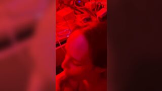 Fiance gets facial inside red light one of a kind