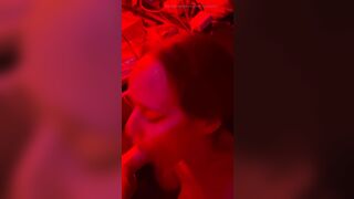 Fiance gets facial inside red light one of a kind