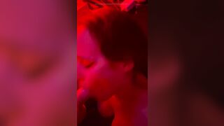 Fiance gets facial inside red light one of a kind