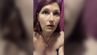 Post orgasmic trip to the loo to squeeze a bit of peeing out