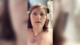 Post orgasmic trip to the loo to squeeze a bit of peeing out
