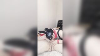 BEAUTY kitty jumps her butt on my long cock