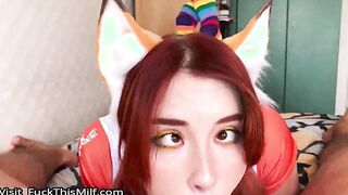 Lover Facefucked and had Sensual Sex after Classes