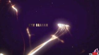 Kym Graham removes her african bra to performance her natural boobies