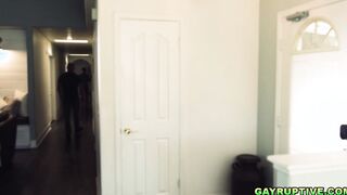 Dale feels lucky for having two cocks to fuck