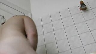 German ginger showing off her perfect masturbation talent