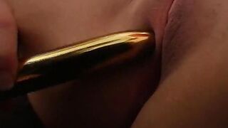 sexy red haired German bimbo with big jugs loves Unwind her bald snatch