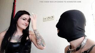 Passionate kisses from Domina Nika. Hottie butt worship, butt making out, butt licking, sub slapping. Seduction.
