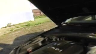 Vulgar blonde German lady adores stuffing her sex toy deep in her muff