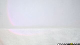 Cute Chick Masturbates And Squirts