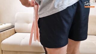 Hubby shared wifey with a friend. Group MFM. Cuckold. P.O.V. New seen. Clip one