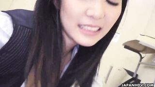 Japanese secretary, Yui Watanabe got screwed!, uncensored